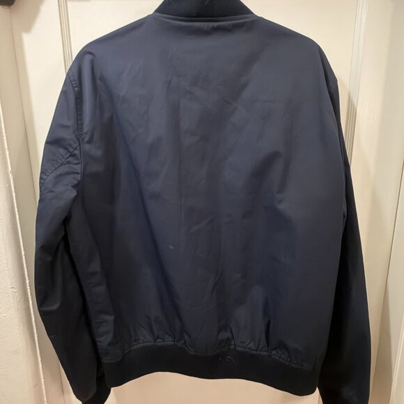 Wallace & Barnes x J. Crew Bomber Jacket - Men's Navy - Picture 3 of 4